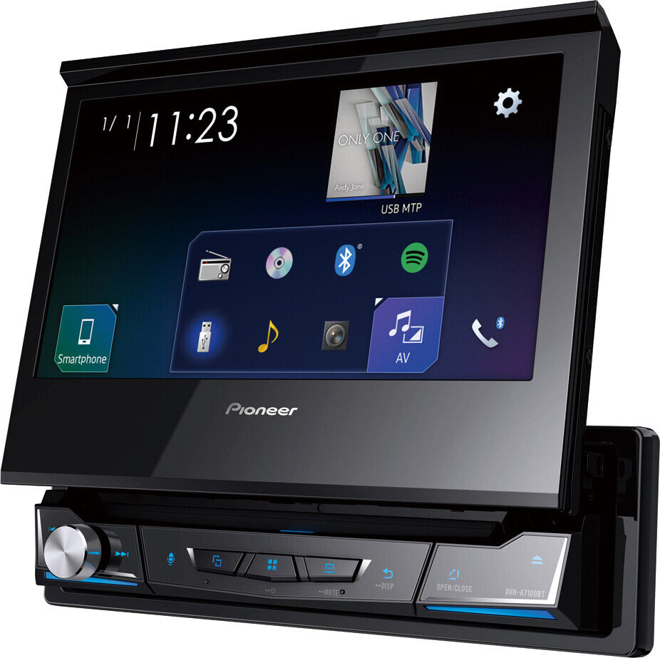 Pioneer AVH-A7100BT 7" USB/CD/DVD Car Multimedia System