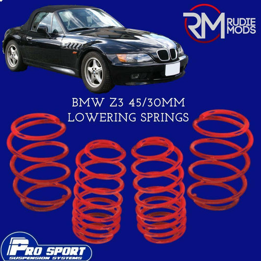 ProSport 45/30mm Lowering Springs for BMW Z3 Roadster Authorised Dealer 120678