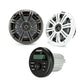 Kicker Marine KMC2 & 4" Coaxial Speaker Bundle for Yachts & Watercraft