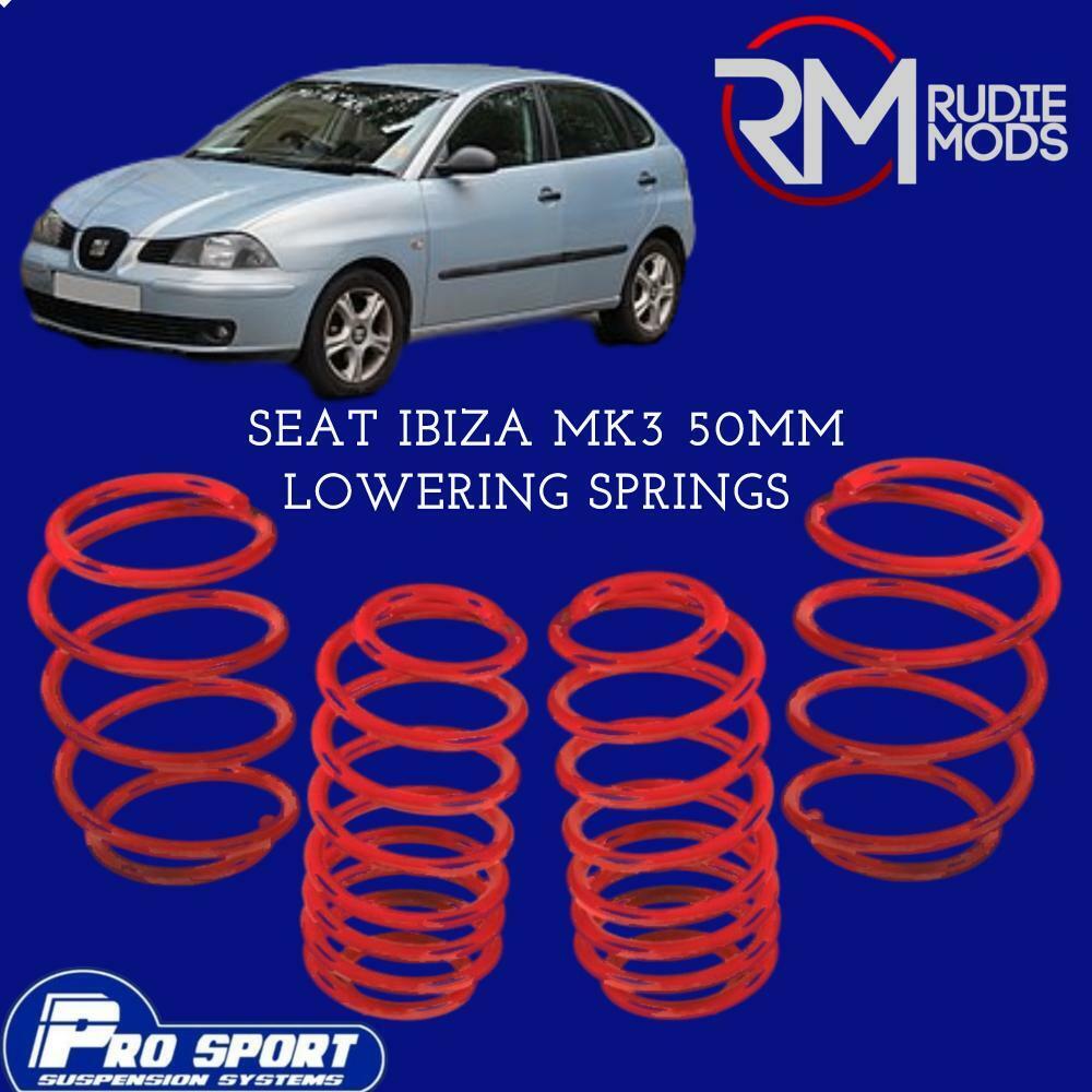 ProSport 50mm Lowering Springs for Seat Ibiza Mk3 Authorised Dealer 121010