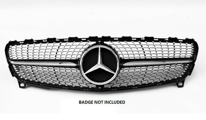 Black Diamond 'AMG Look' Grill for Mercedes A-Class W176 2016-2018