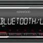 KENWOOD KMM BT209 Single Din Car Stereo Headunit with Bluetooth, USB, Alexa