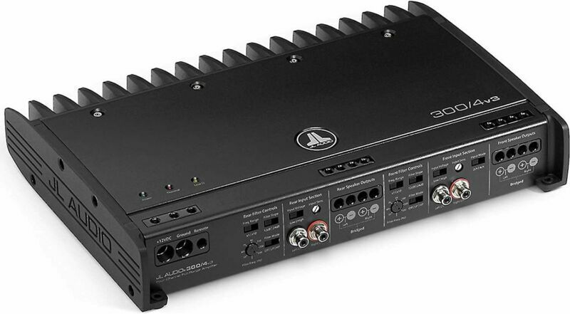 JL Audio 300/4v3 Class AB 4 Channel Amp 300 Watt Car Amplifier JL 300.4 v3