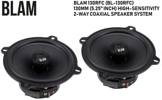 BLAM Relax 130RFC 130mm (5.25inch) Hi-efficiency 2ohm, 2-Way Coaxial speakers