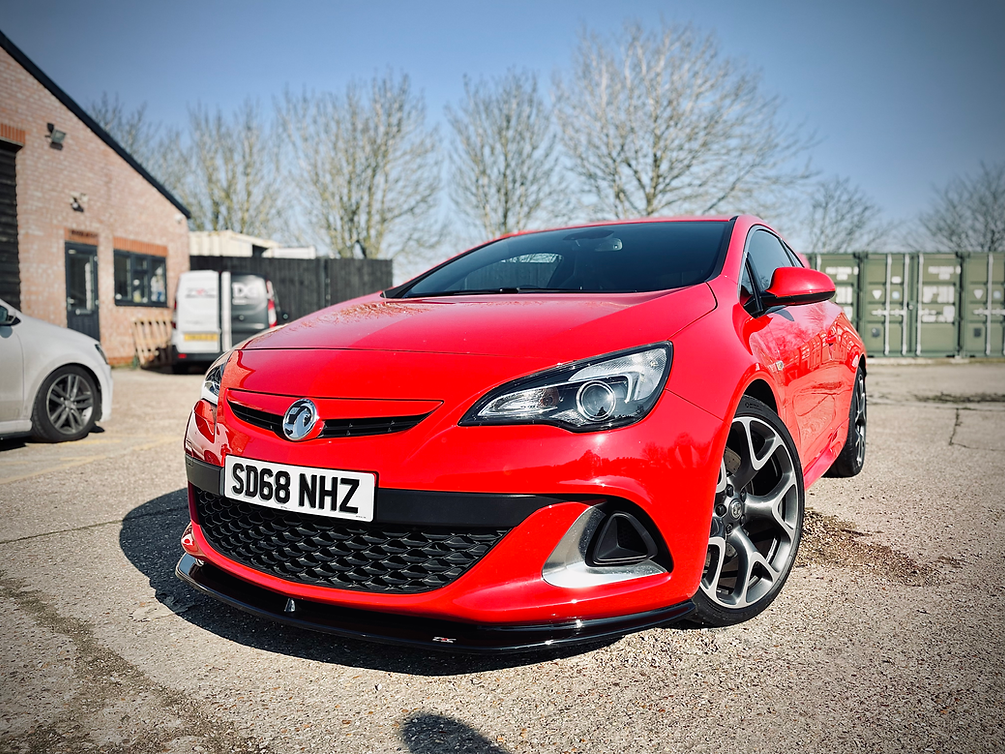 TRC Vauxhall Astra J VXR Front Splitter