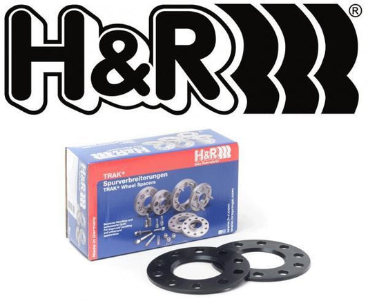 H&R Skoda 5x100 57.1 Blackline 5mm Hubcentric Wheels Spacers 1 pair