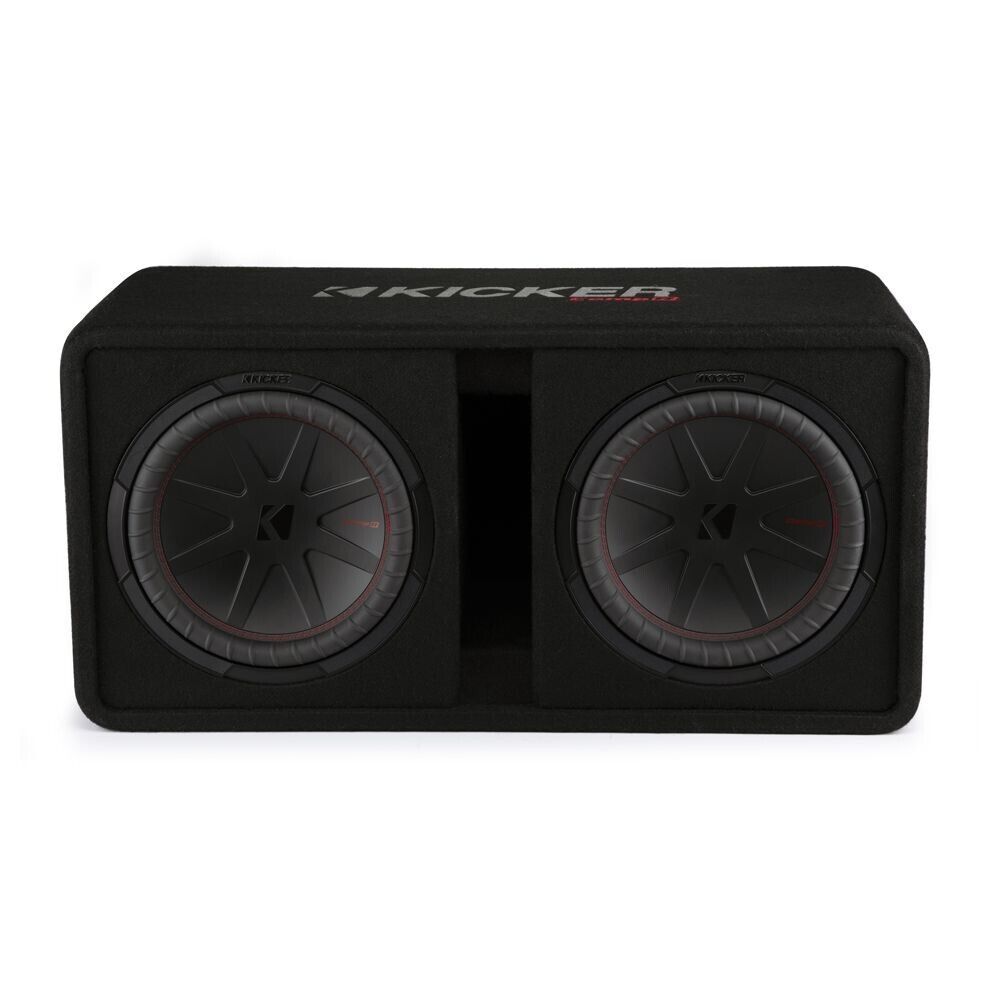 Kicker KA48DCWR122 COMPR DUAL 12" VENTED LOADED ENCLOSURE - 2 OHM