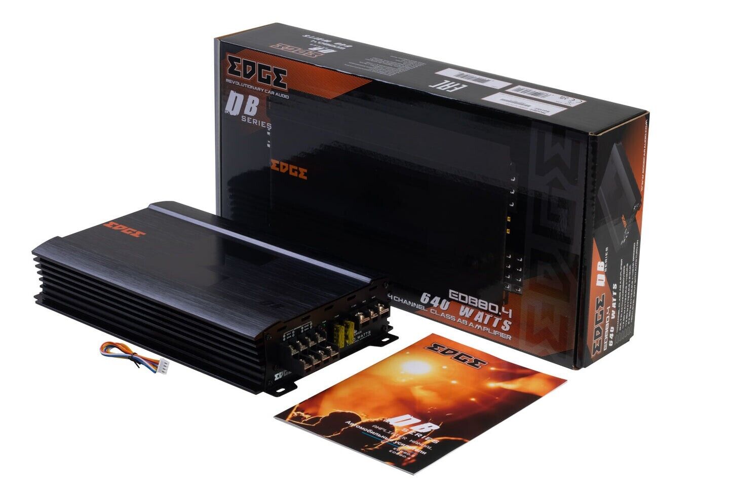 EDGE 4 Channel 640 Watts Max Car Van Audio Amplifier DB Series - EDB80.4LITE-E2