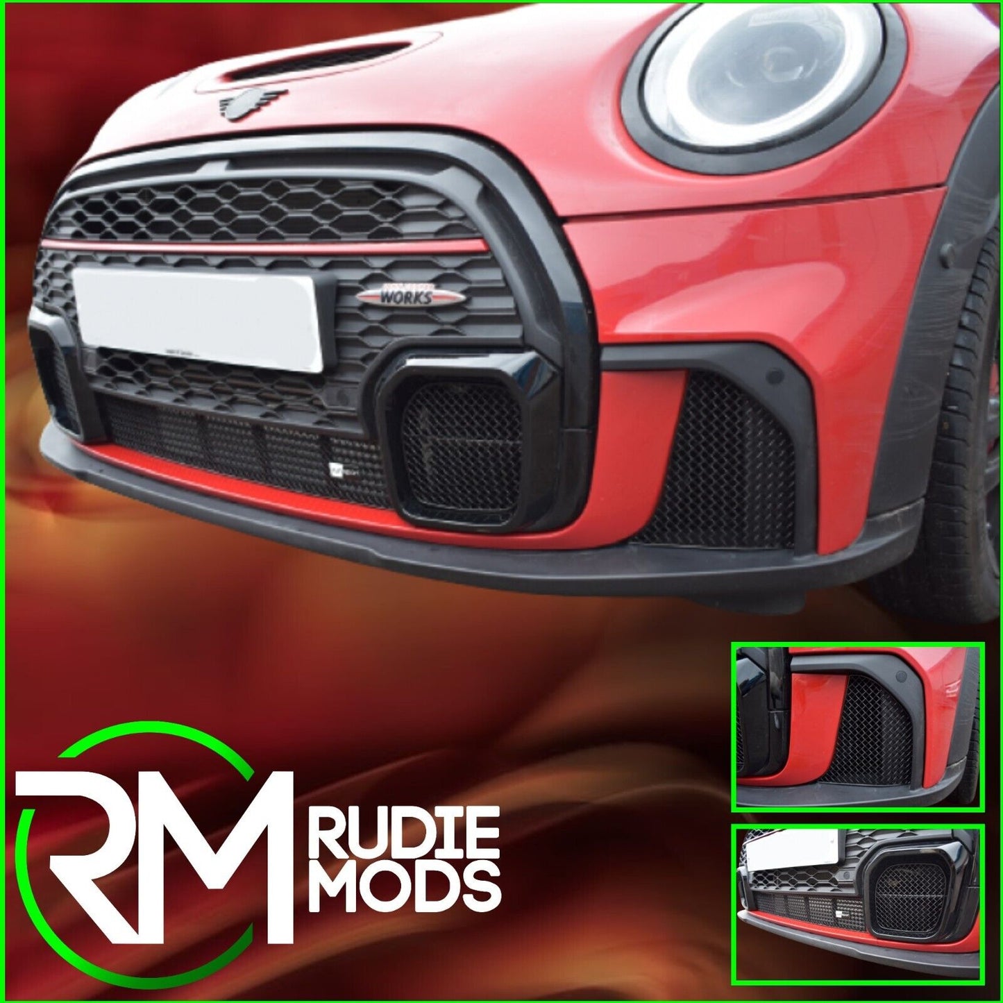 MINI F56 JCW 2022+ FRONT GRILLE FROM ZUNSPORT ZBM91522B