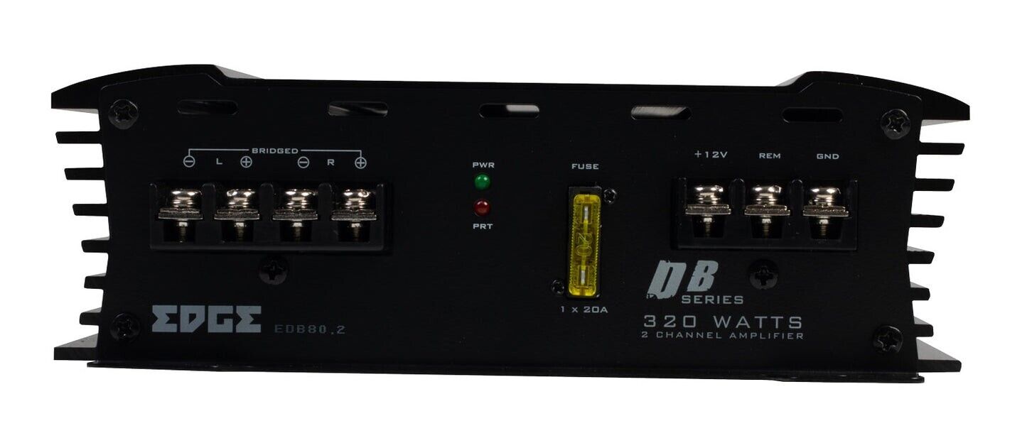 EDGE 2 Channel 320 Watts Max Car Van Audio Amplifier DB Series - EDB80.2LITE-E2