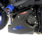 Belly pan Lower Fender Yamaha, MT-10 FZ-10 MATTE BLACK- BLUE MESH