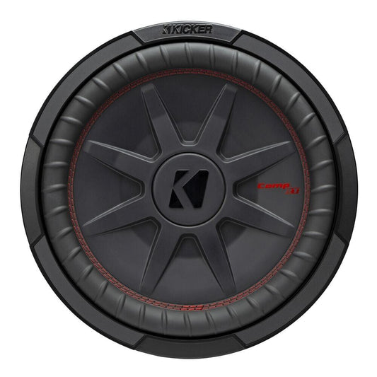 Kicker 48CWRT122 CompRT 12" Thin Profile Dual Voice Coil Subwoofer - 2 Ohm