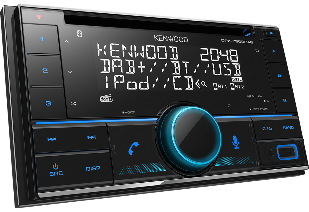 Kenwood DPX-7300DAB - NEW CD/USB/BT/DAB+ Car Headunit Stereo with Alexa