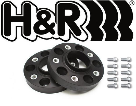 H&R VW Golf Mk5 Mk5 Mk7 Blackline 35mm Hubcentric Wheels Spacers 5x112