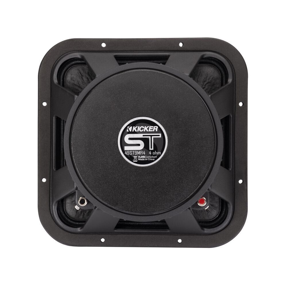 KICKER ST 9" (229 MM) STREET SERIES SQUARE MID-RANGE SPEAKERS - PAIR