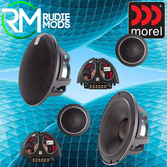 6.5" (165 MM) CAR 2-WAY COMPONENT SPEAKER SET MOREL HYBRID 62