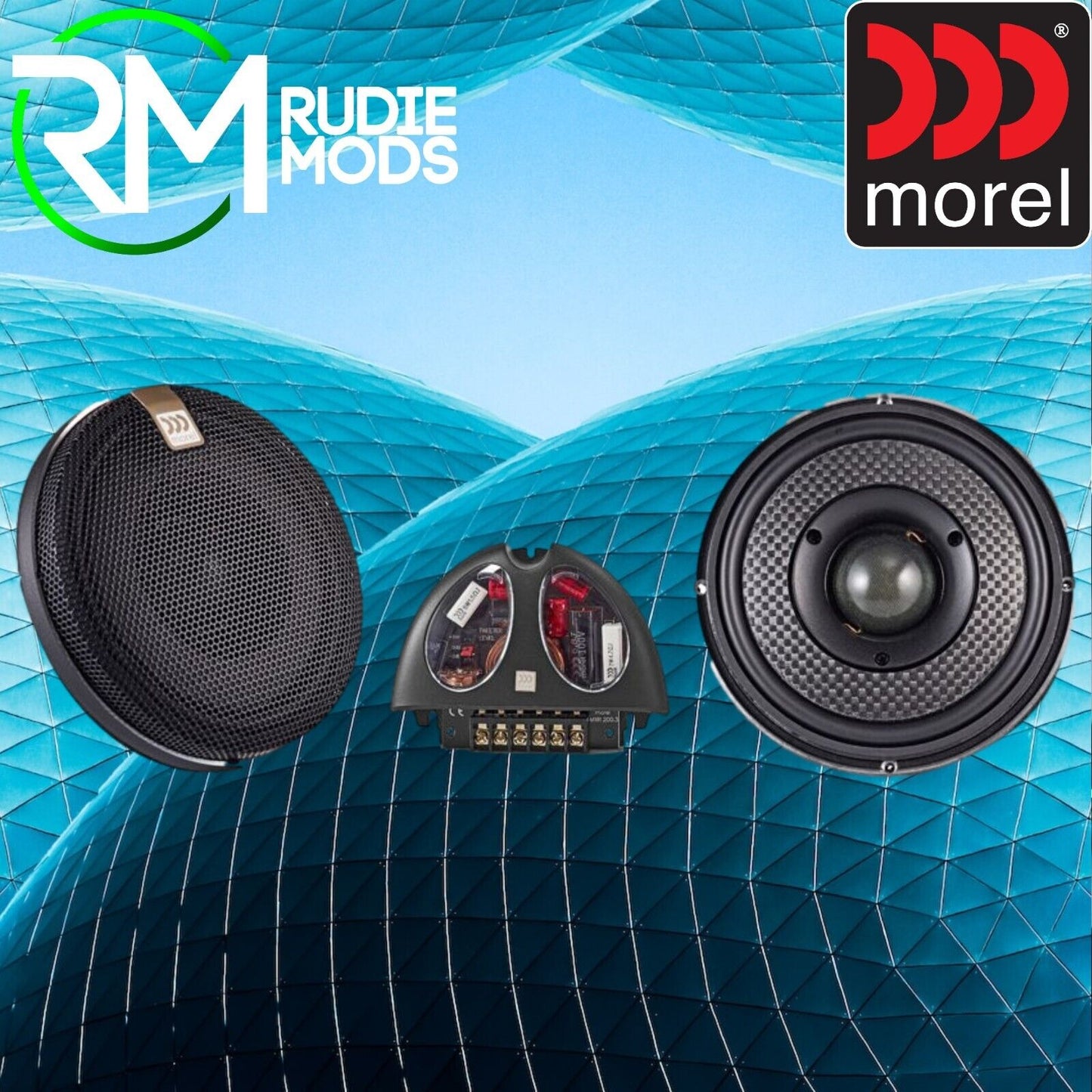 MOREL VIRTUS NANO INTEGRA 4" (100 MM) 2-WAY POINT SOURCE COAXIAL CAR SPEAKER SET