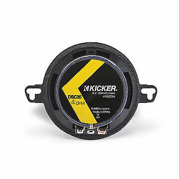 Kicker Audio DS 3.5 Inch Coaxial Speakers 43DSC3504 ( Pair )