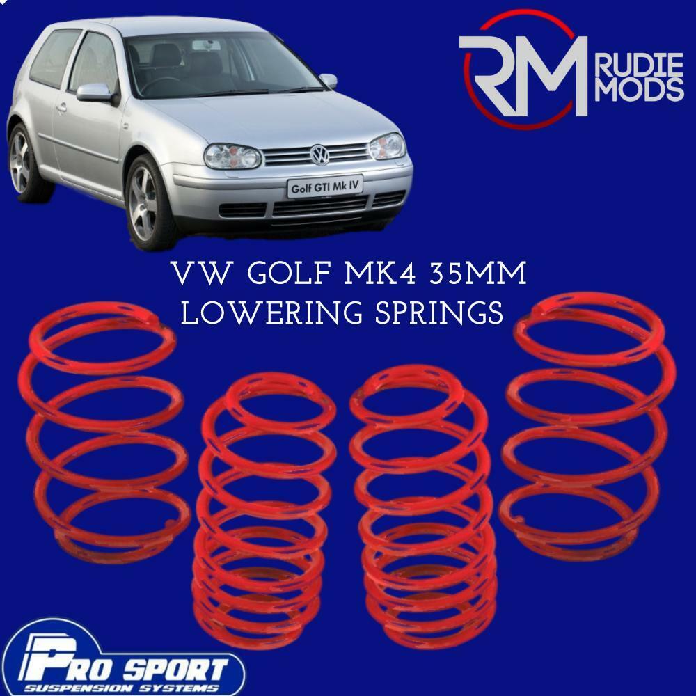 ProSport 35mm Lowering Springs for VW Golf Mk4  Authorised Dealer 120485