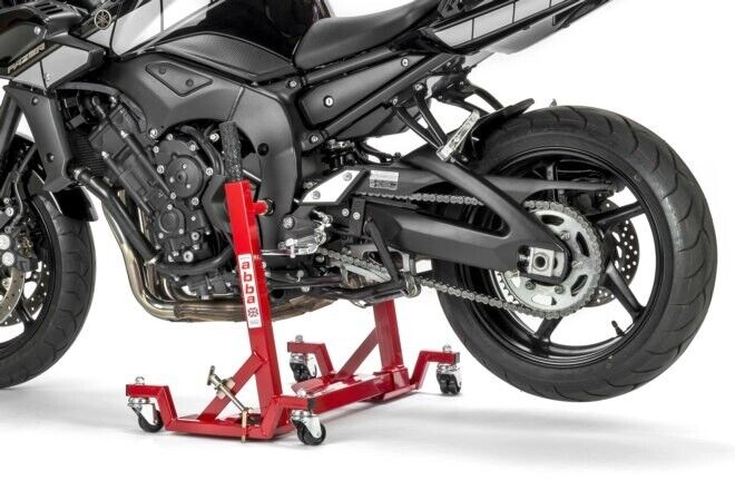 Abba Moto Glide & Superbike Stand Bundle Garage Workshop Stand & Dolly pack