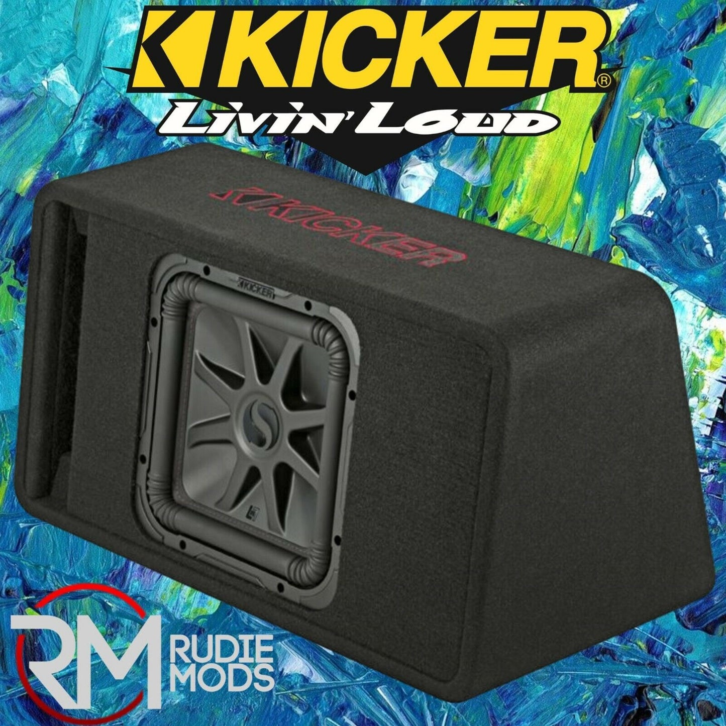 Kicker KA45VL7R122 L7R 12" VENTED LOADED ENCLOSURE - 2 OHM Subwoofer