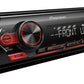 Pioneer 1-DIN CD Tuner with RDS tuner RED illumination USB  AUX DEH-S120UB