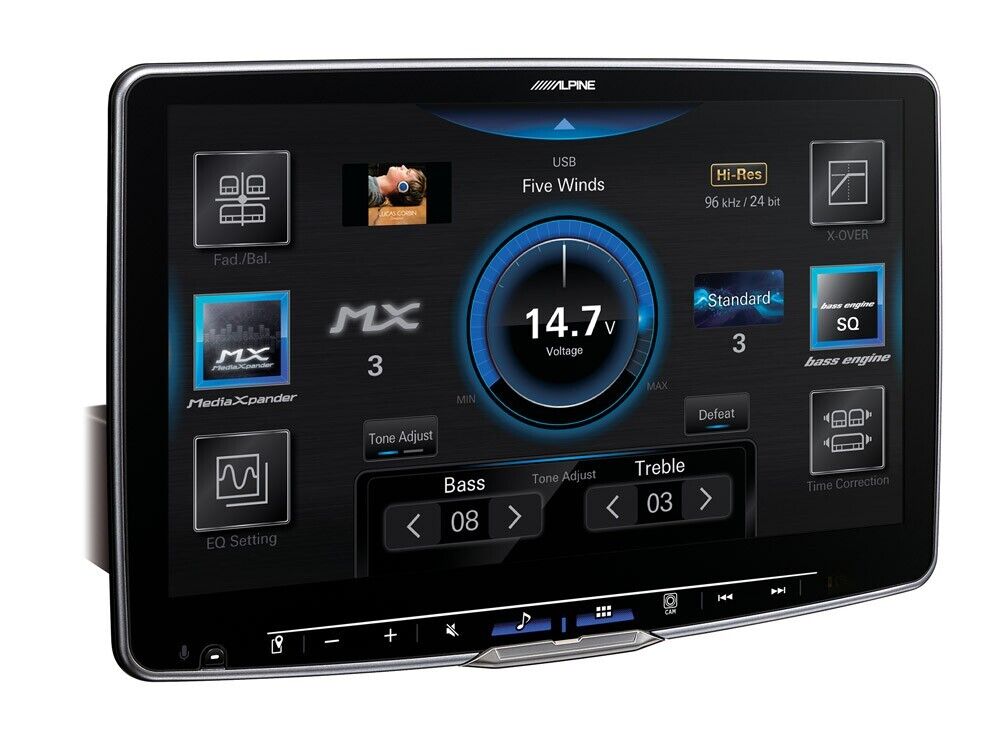 Alpine 11" Media Receiver with BT DAB CarPlay Android Auto for Mercedes Sprinter