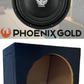 12" Sealed Car Audio Subwoofer Enclosure Choice of Vibe, Edge or Phoenix Gold