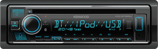 KENWOOD KDC BT665U Single Din Car Stereo Headunit with CD, Bluetooth, USB