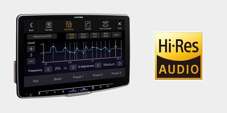 Alpine 11" Media Receiver with BT DAB CarPlay Android Auto for Mercedes Sprinter