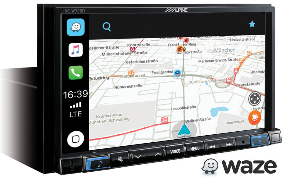 ALPINE INE W720DC 7" Single din Navigation with TomTom maps & Trucking Features