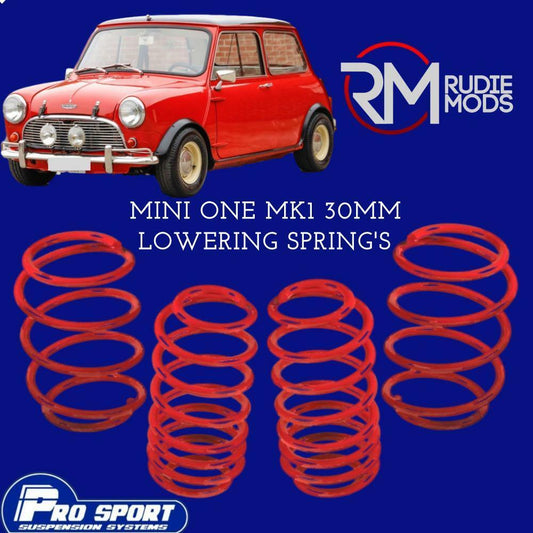 ProSport 30mm Lowering Springs for MINI One Mk1 Authorised Dealer 120805