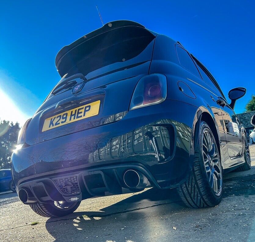 TRC Fiat 500 Abarth Series 3 Rear Diffuser and Rain Light