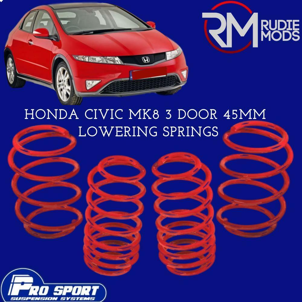 ProSport Lowering Springs for Honda Civic Mk8 3-Door Authorised Dealer 121586