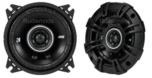 Kicker 43DSC404 4" 10cm Coaxial Car Audio Speakers - 30w RMS