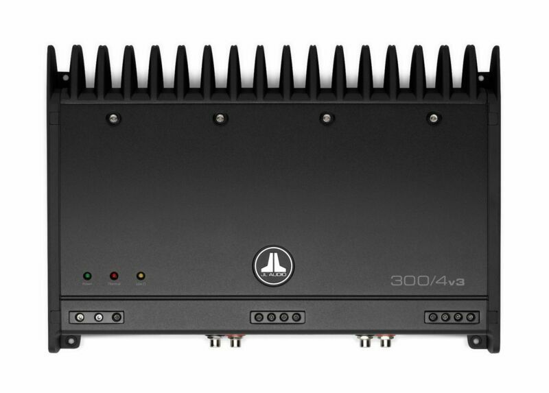 JL Audio 300/4v3 Class AB 4 Channel Amp 300 Watt Car Amplifier JL 300.4 v3