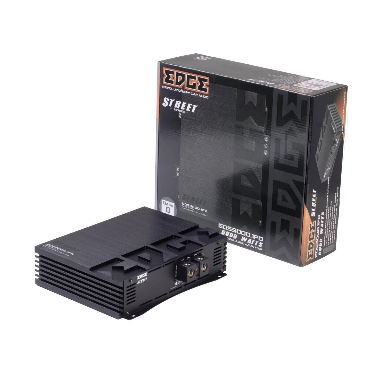 Edge EDS3000.1FD-E3 Street Series 6600 watts Monoblock + Two EDX10D2