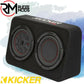 Kicker COMPRT 8" THIN PROFILE LOADED ENCLOSURE - 2 OHM Subwoofer