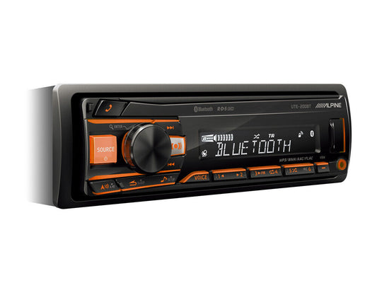 Alpine UTE-200BT Bluetooth Car Radio - Black