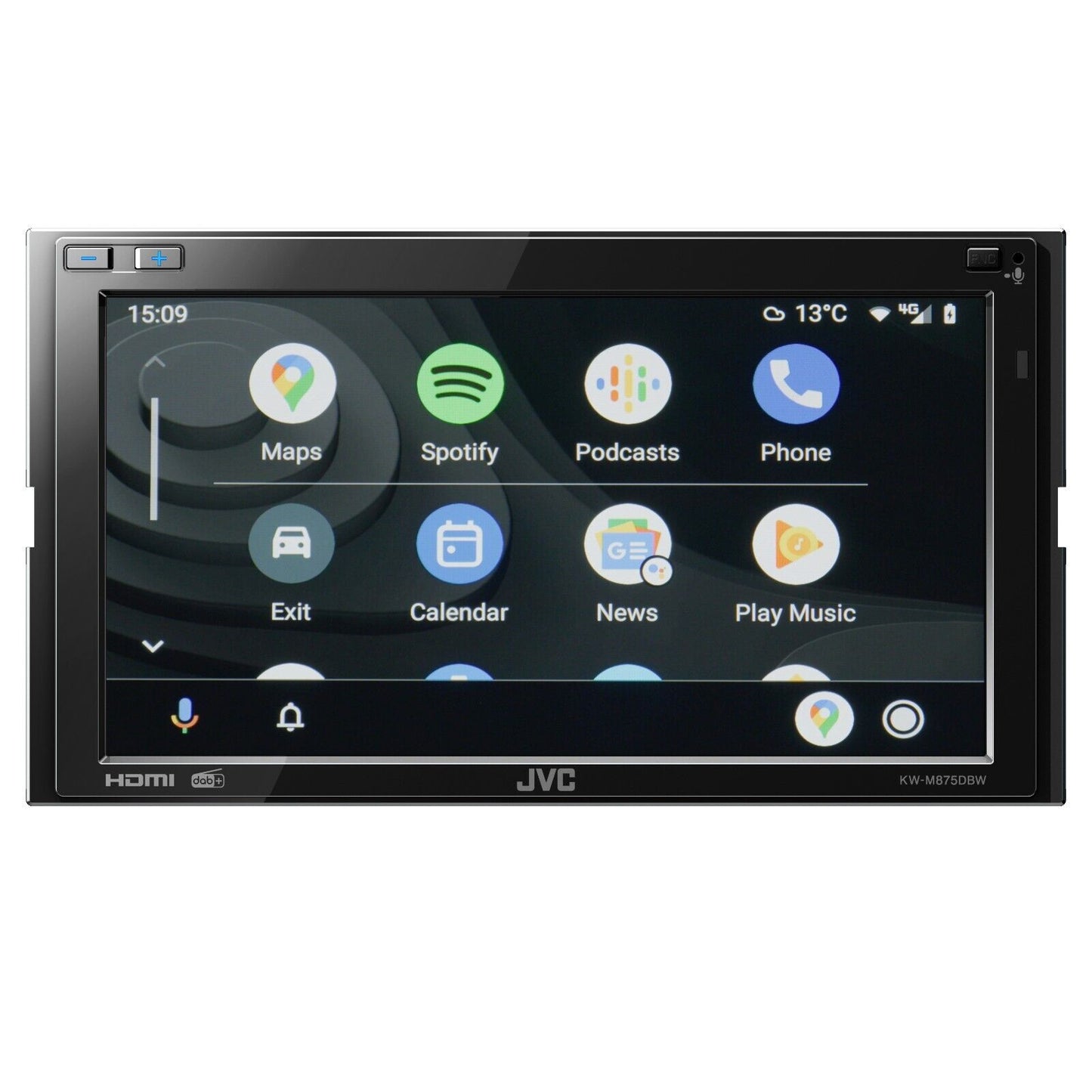 JVC KW M875DBW Mechless CAR DAB Radio 6.8" Carplay Android Auto 4 camera input