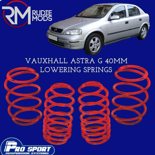 ProSport 40mm Lowering Springs for Vauxhall Astra G /  Authorised Dealer 120565