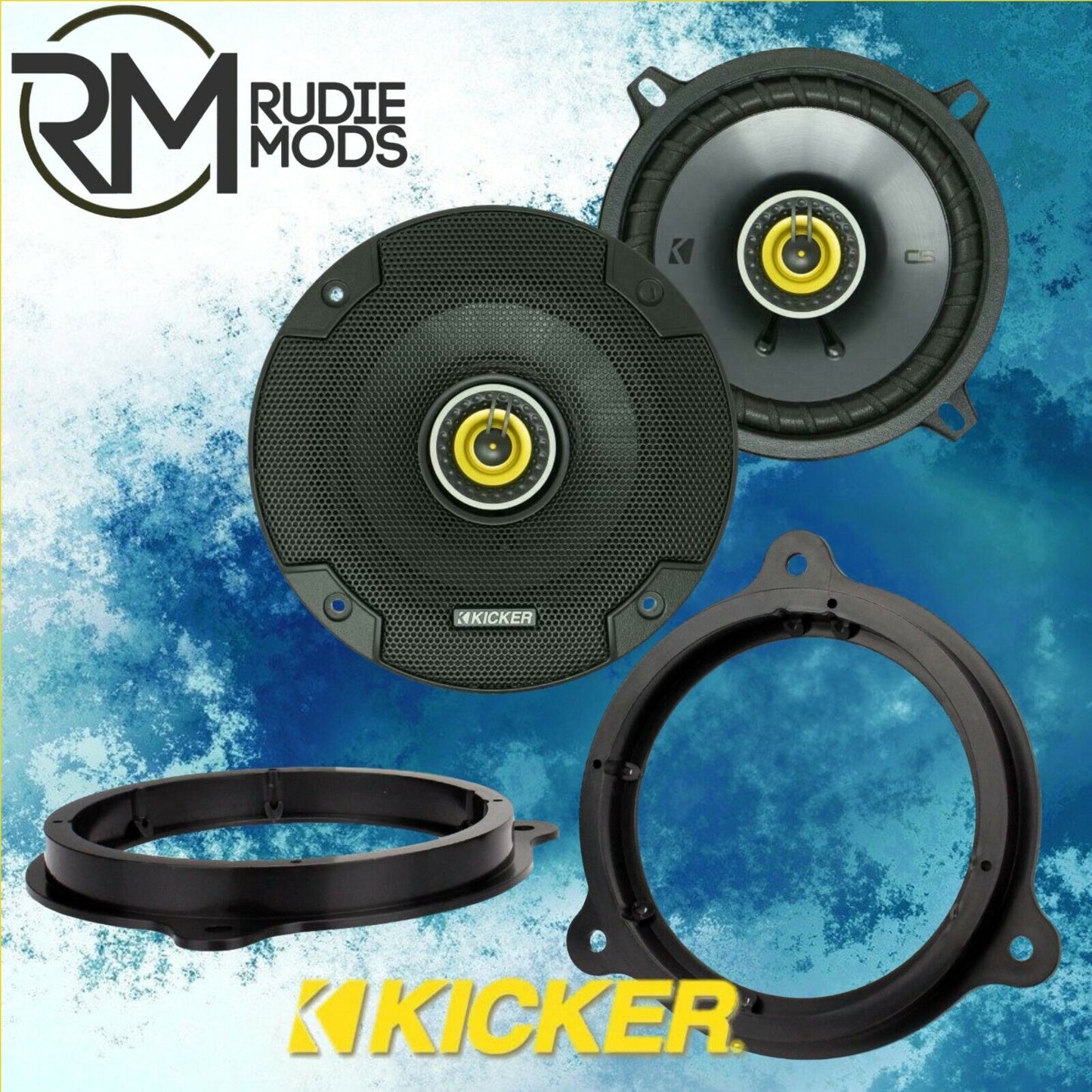 Dacia Dokker 2012 Onwards Kicker 17cm Front Door Speaker Upgrade Kit