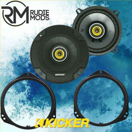 Kicker 17cm Rear Door Speaker Upgrade Kit to fit BMW X5 E53 2000 - 2006