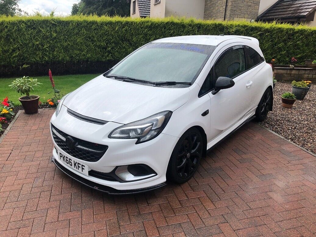 TRC Front Splitter for Vauxhall Corsa E VXR