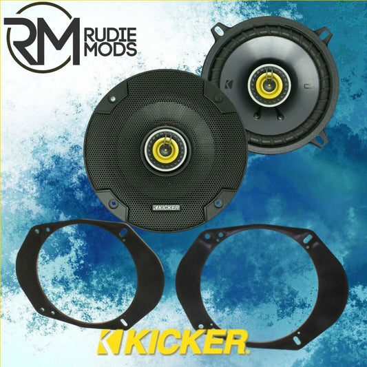 Ford Fiesta MK6 2001 - 2008 Kicker 17cm Rear Door Speaker Upgrade Kit