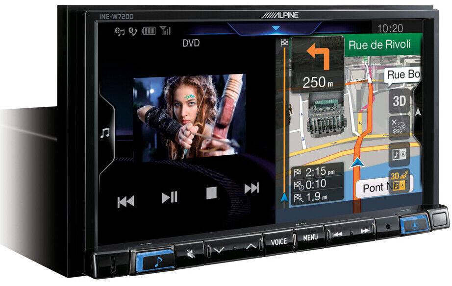 ALPINE INE W720DC 7" Single din Navigation with TomTom maps & Trucking Features