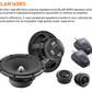 VW Golf Mk6 09 - 12 BLAM complete speaker upgrade fitting kit 165mm (6.5")