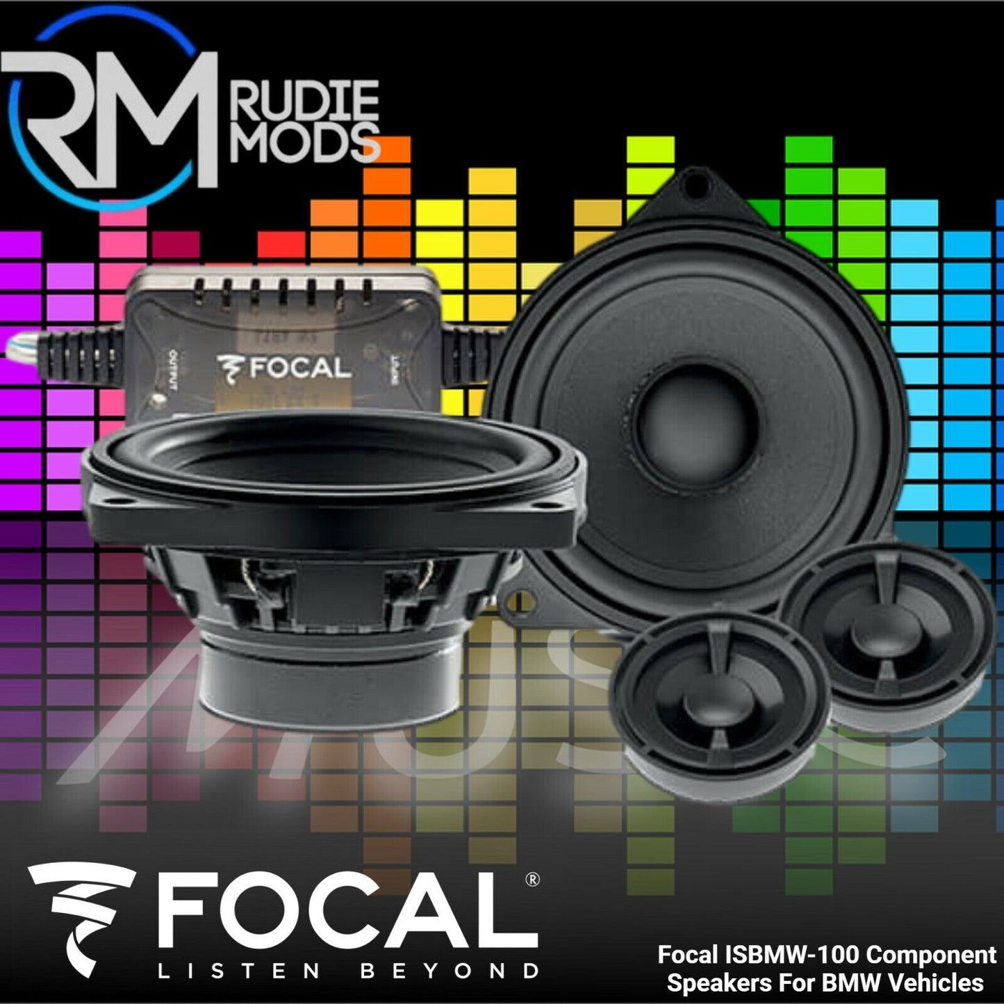 Focal ISBMW-100L Component Upgrade Speakers to fit BMW Z4 E89 Coupe/Cab 09-16