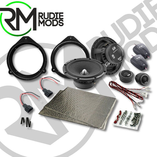 Audi TT 165mm (6.5 Inch) complete BLAM RELAX speaker upgrade fitting kit