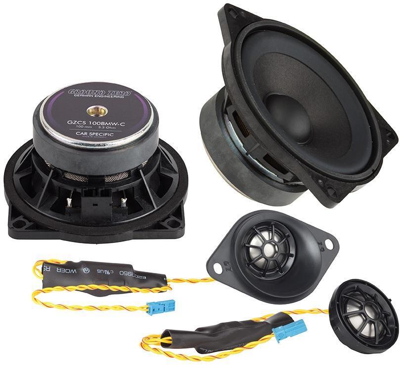 Ground Zero Custom Front Component Speakers Upgrade Fits BMW 5 Series E60 E61